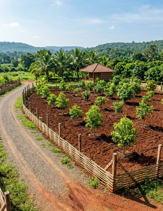6,500 square foot managed farm plot